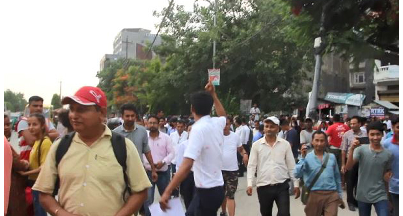 UPDATE: कर्मचारीलाई हातपात गरेको भन्दै इटहरी उपमहानगरका कर्मचारी आन्दोलित