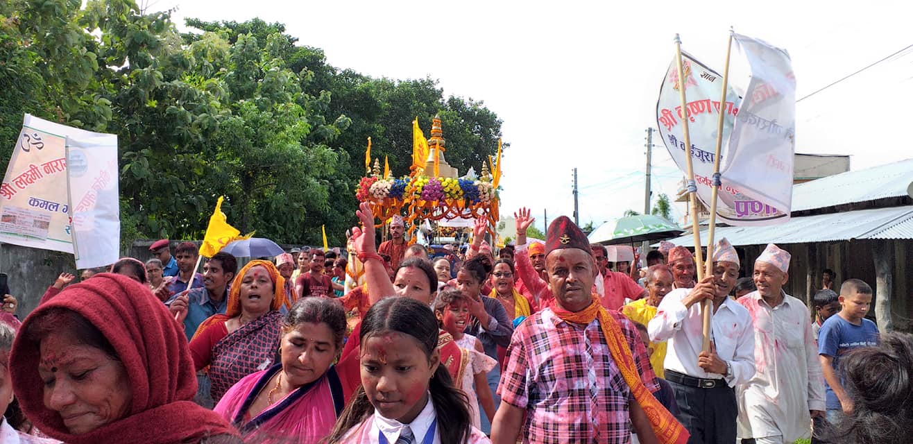 गौरादहमा श्री कृष्ण रथयात्रा सम्पन्न, हेर्नुस १२ तस्बिरमा !