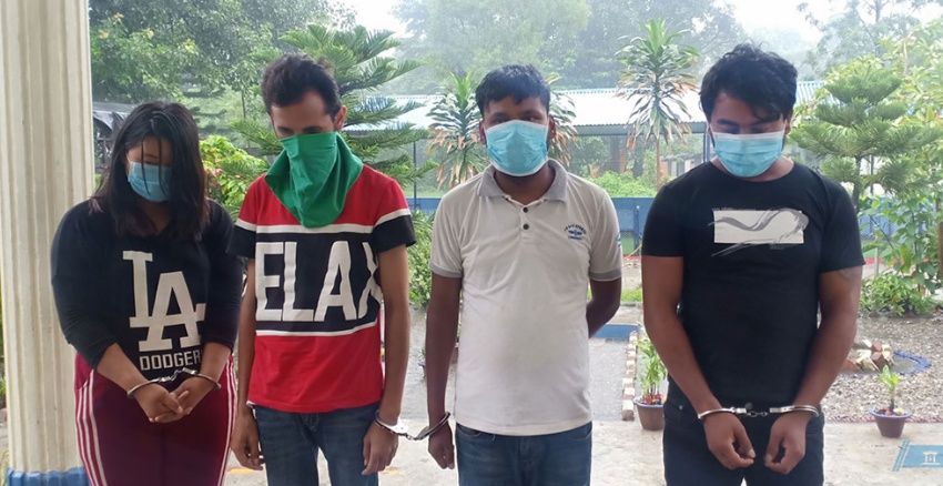 युवती प्रयोग गरि फिरौती माग्ने कारागार चलान
