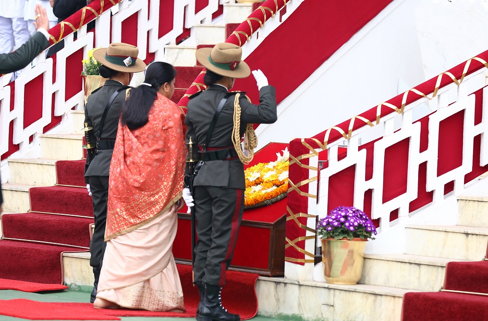 महाशिवरात्रि तथा सेना दिवस  : टुँडिखेलमा विशेष समारोहमा राष्ट्रपति सरिक
