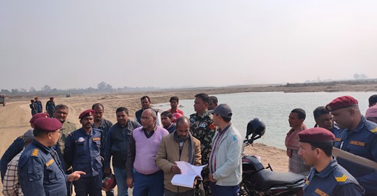 नदीबाट नदीजन्य पदार्थ उत्खनन् नगर्न रौतहटका सिडिओको निर्देशन