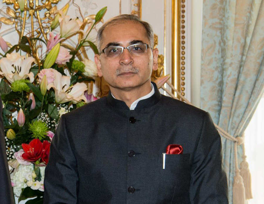 सभामुख सापकोटा र भारतीय राजदूत क्वात्राबीच भेट