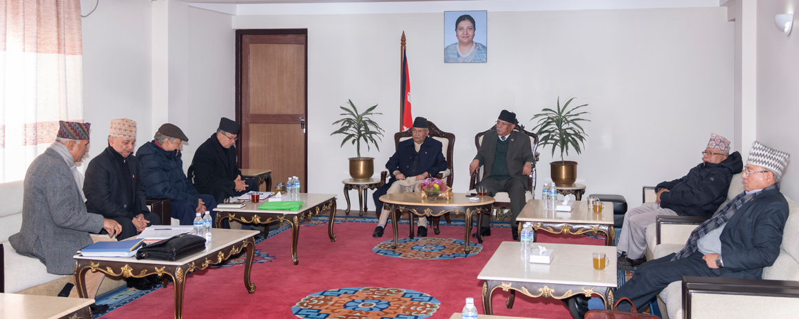 नेकपा सचिवालय बैठक बस्दै