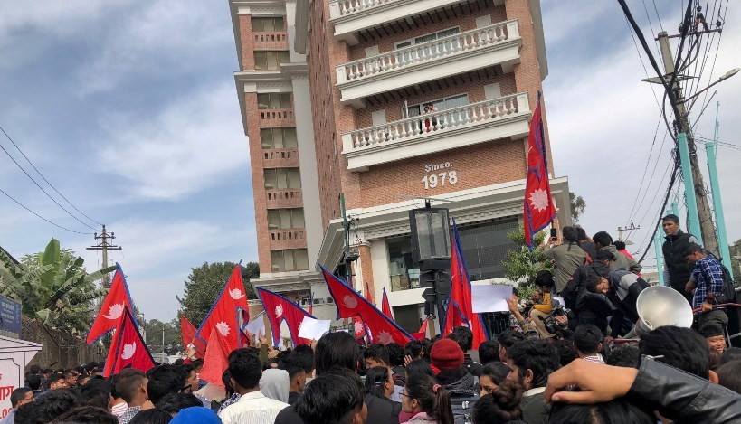 सडक निर्माण गरेको विरोधमा भारतीय दूतावास अगाडि प्रदर्शनको तयारी