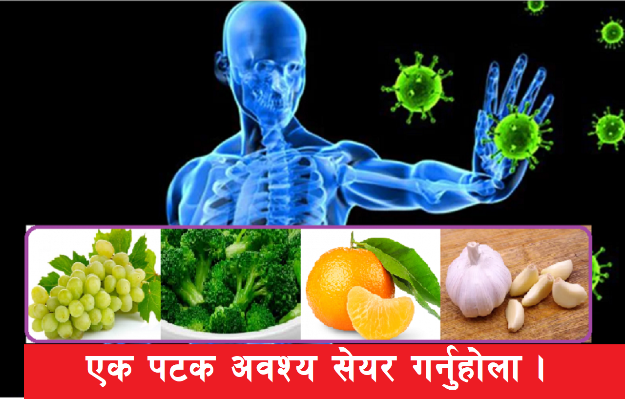 कोरोनासँग लड्न खानुहोस् प्रतिरोधात्मक शक्ति बढाउने यी भिटामिन