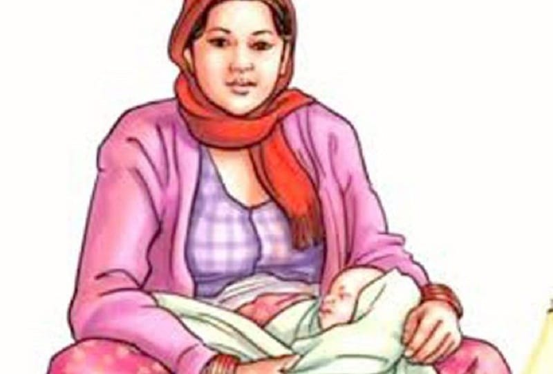 क्वारेन्टाइनमै जन्मियो बच्चा
