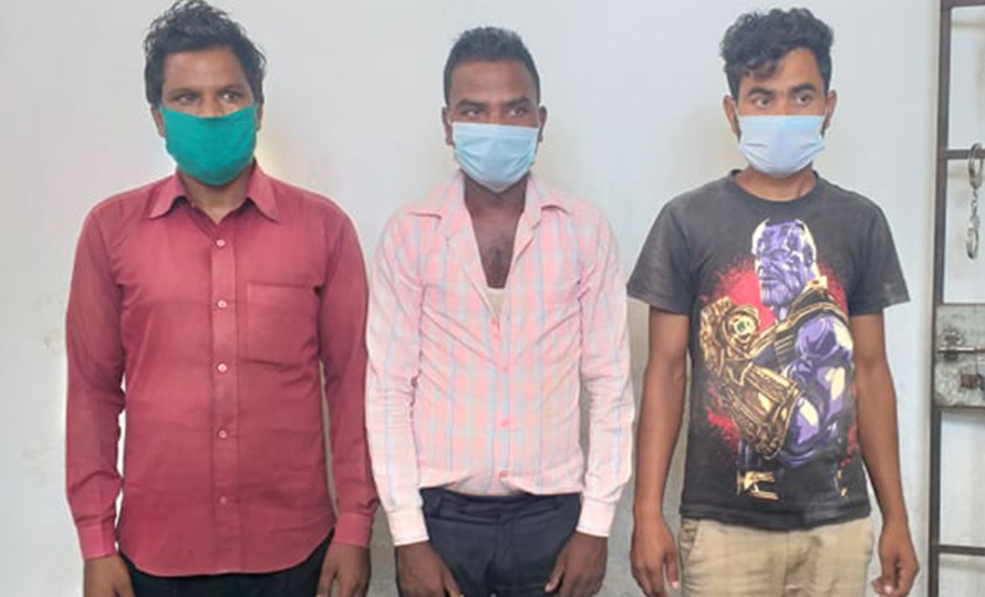 क्वारेन्टिन स्थलमा अभद्र व्यवहार गरेको आरोपमा तीन जना पक्राउ