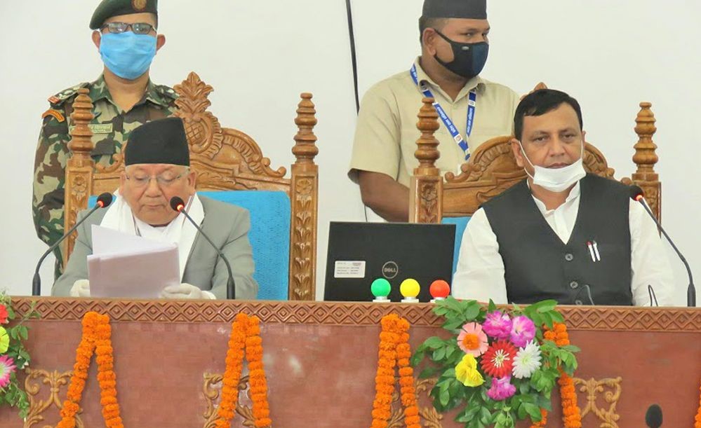 प्रदेश २ को नीति तथा कार्यक्रम : किसानका खातामा १०/१० हजार , निजी क्षेत्रलाई सहुलियत ऋण र अनुदान