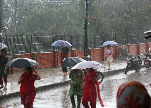 आजदेखि वर्षा कम हुदै जाने