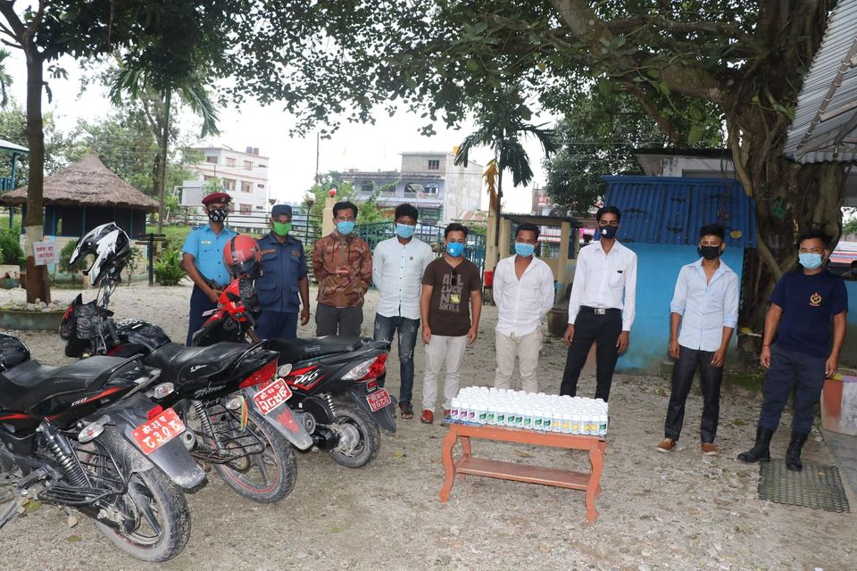 सात लाख मूल्य बराबरको अवैध ओरीयन्स कम्पनीको औषधी बरामद