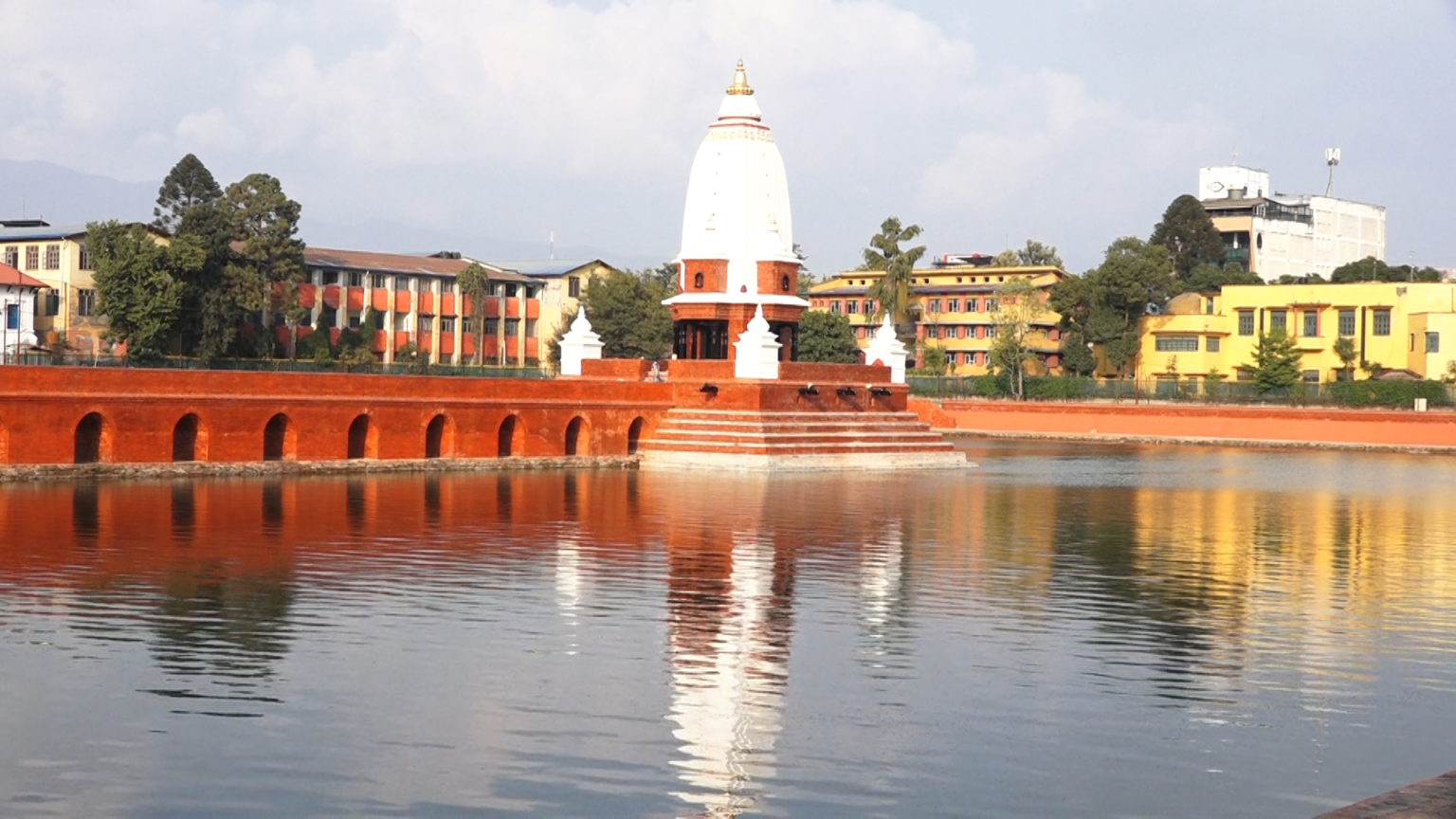 शिलान्यासको ५ वर्षपछि पुनर्निर्मित रानीपोखरीको राष्ट्रपतिले गरिन् उद्घाटन
