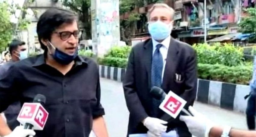 अर्णव गोश्वामीसहित चार भारतीय पत्रकारविरुद्ध मुद्दा