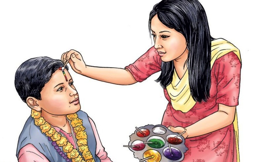 आज तिहारको अन्तिम दिन भाईटिका , शुभसाइत ११:३७ बजे