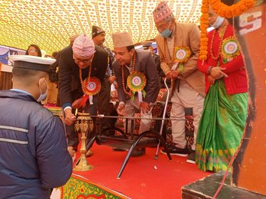 झापाको गौरादहमा प्रहरीकै अगुवाइमा ट्राफिक भवन निर्माण सम्पन्न,मन्त्री कार्कीद्वारा उद्घाटन