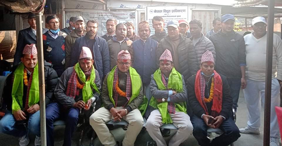 गौरादह वितरण केन्द्रका कर्मचारी बिच स्वागत तथा बिदाइ कार्यक्रम सम्पन्न