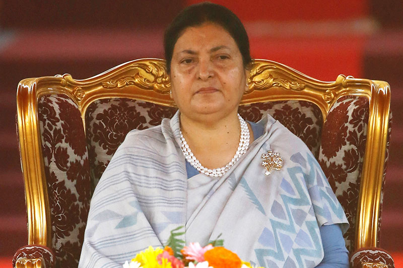 संविधानले नेपालीलाई राष्ट्रिय एकताको सूत्रमा आबद्ध गरेको छ : राष्ट्रपति भण्डारी