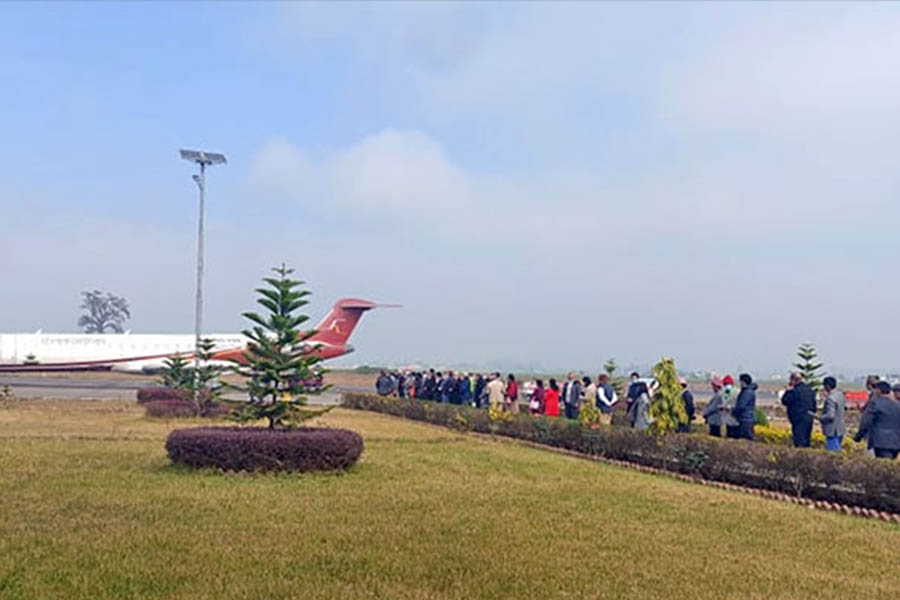 जब प्रधानमन्त्री ओली धनगढी पुगे