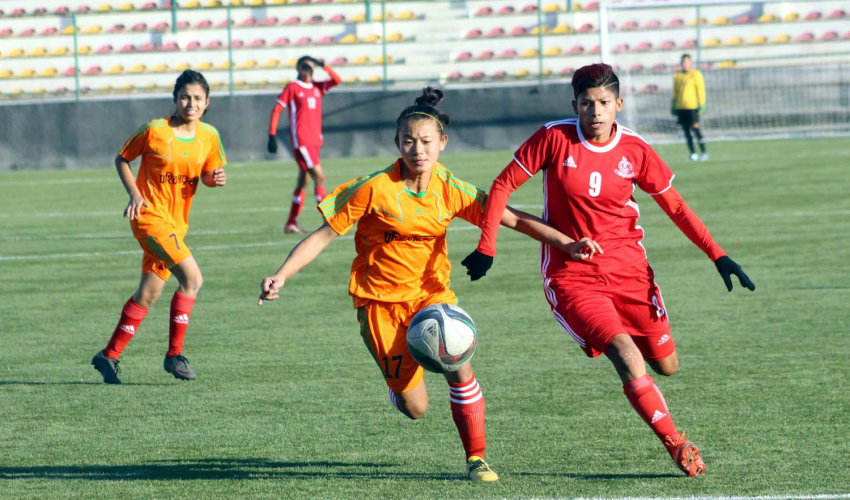 महिला राष्ट्रिय फुटबल लिग माघ पहिलो सातादेखि