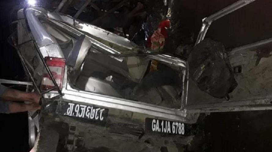 बिरामी बोकेको जिप दुर्घटनाहुदा एकको मृत्यु, चार घाइते