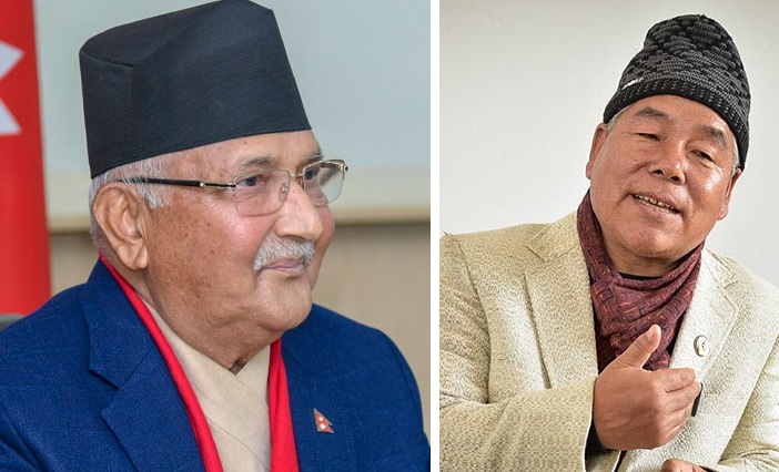 ओलीले प्रमुख सचेतक देव गुरुङलाई हटाए
