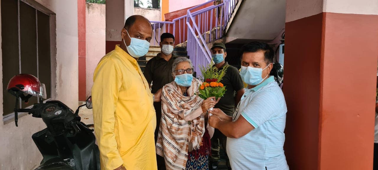 ९१ वर्षीया उपमेयर कार्कीले जितिन् कोरोना