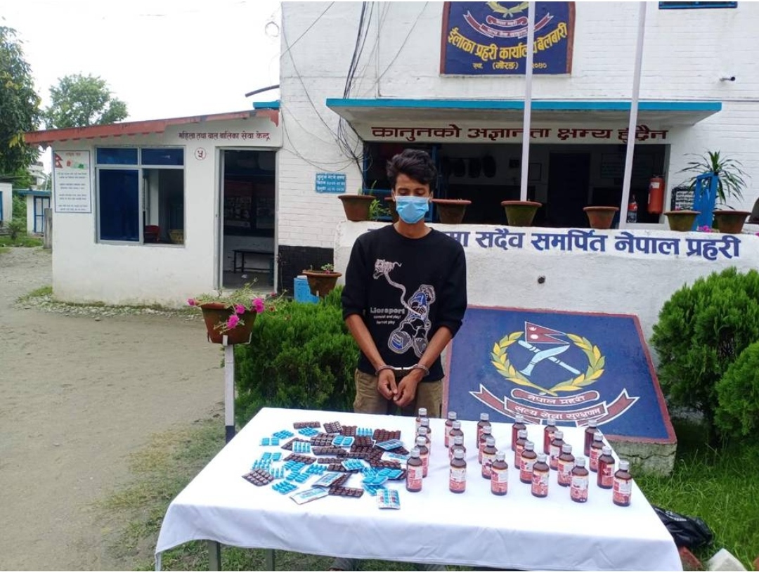 मोरङमा लागुऔषध सहित १ जना पक्राउ