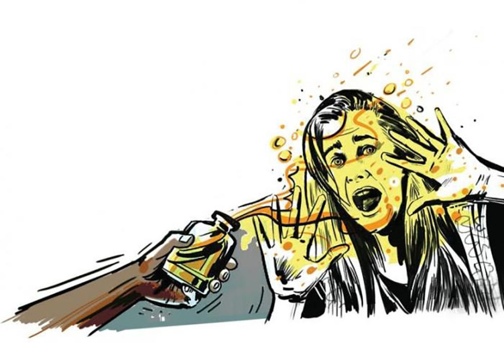 पत्नीलाई एसिड प्रहार गरी घाइते बनाउने पति पक्राउ