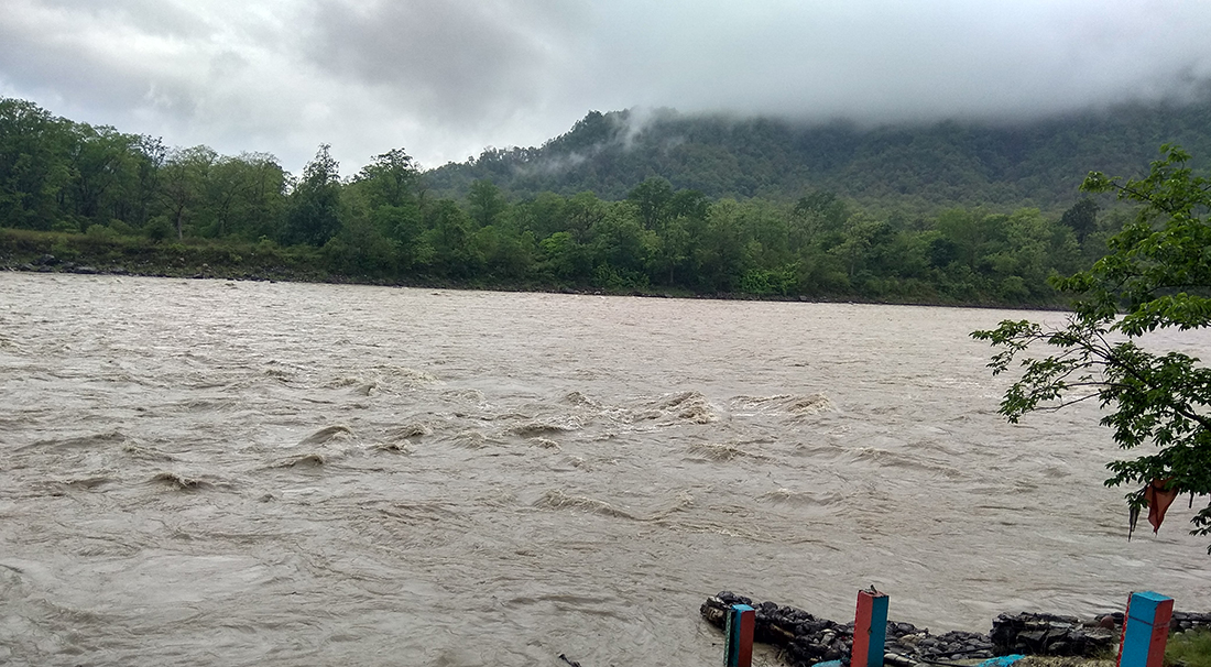 महाकाली नदीको बहाव घट्दो क्रममा