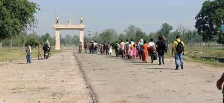 नाकामा भारत जानेको भीड