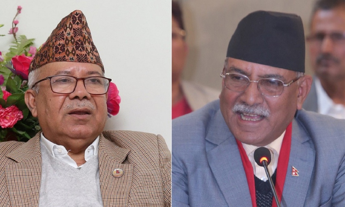 नेता नेपालको कोटेश्वरस्थित निवासमा पुगे प्रचण्ड