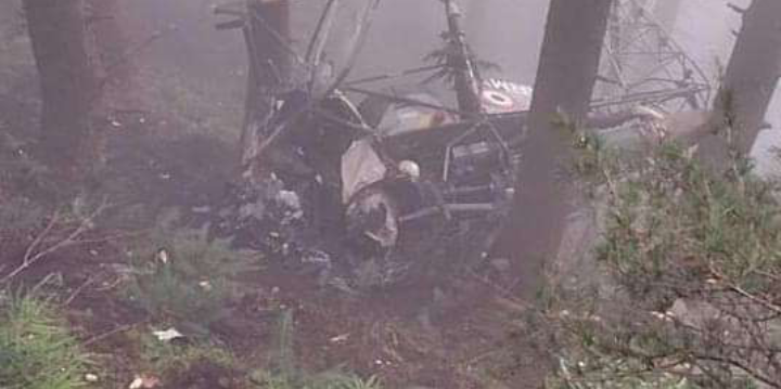 भारतीय सेनाको हेलिकोप्टर दुर्घटना