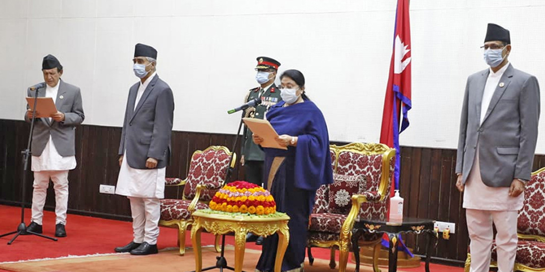 खड्काले लिए परराष्ट्रमन्त्रीको सपथ