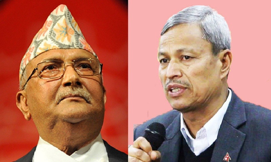 एमाले अध्यक्षका लागि ओली र रावलबीच आज चुनाव हुने