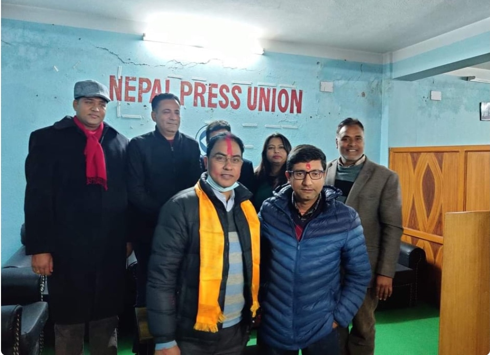 नेपाल प्रेस युनियनको कार्यवाहक महासचिवमा भीष्मराज ओझा