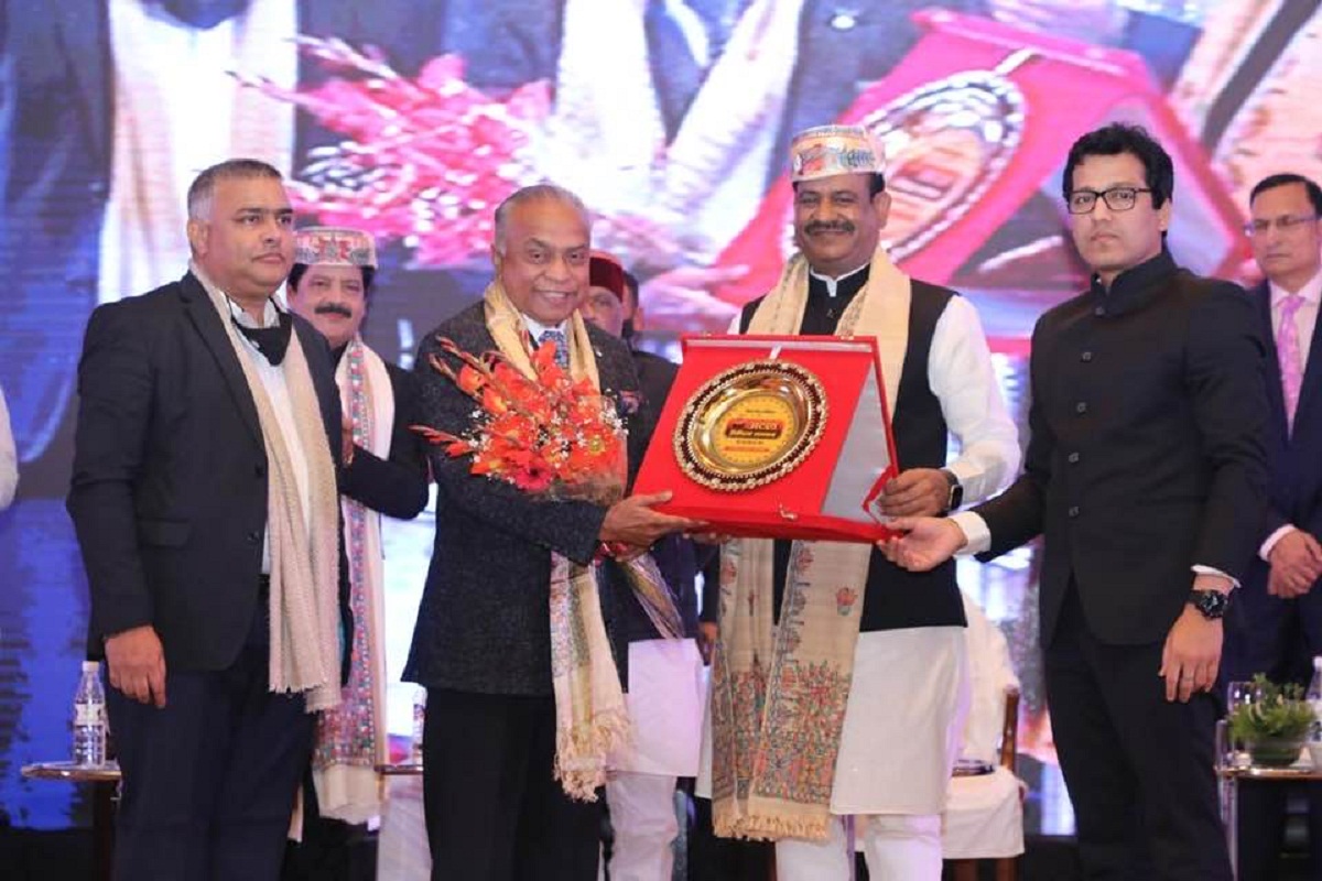 बलिउड गायक झा मिथिला रत्नबाट सम्मानित