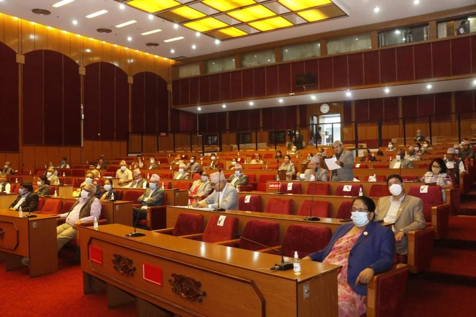 एमालेको अवरोधका कारण राष्ट्रियसभा बैठक अनिश्चितकालका लागि स्थगित