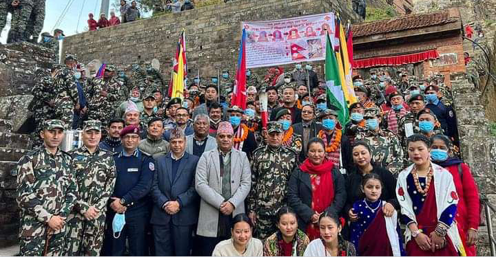 पृथ्वीनारायण शाह हिँडेको पदमार्ग बिउँताउँदै नेपाली सेना