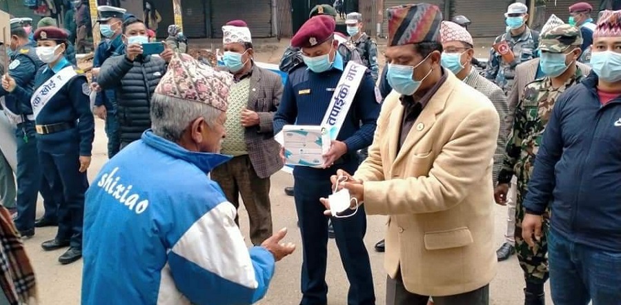 सुर्खेतमा ‘तपाईको मास्क खै ?’ अभियान