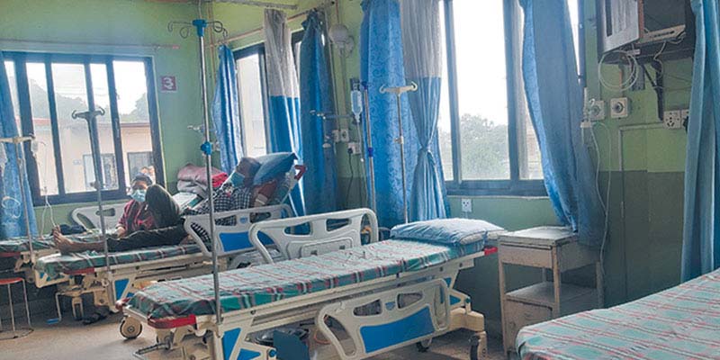 भक्तपुरको ख्वप अस्पतालको स्थलगत अनुगमन