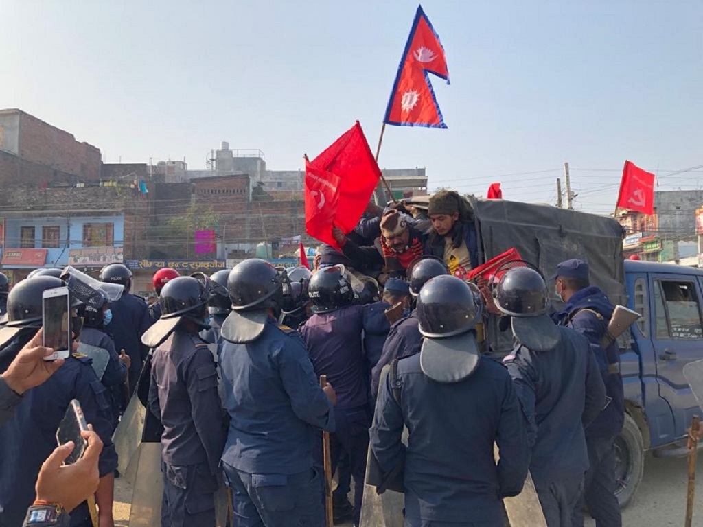 थप ४० प्रदर्शनकारी पक्राउ, हालसम्म ९० जना पक्राउ