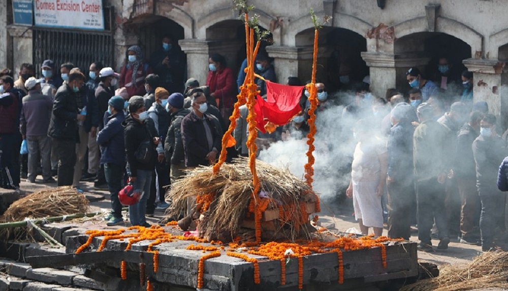साहित्यकार तारानाथ शर्माको अन्त्येष्टि गरियो