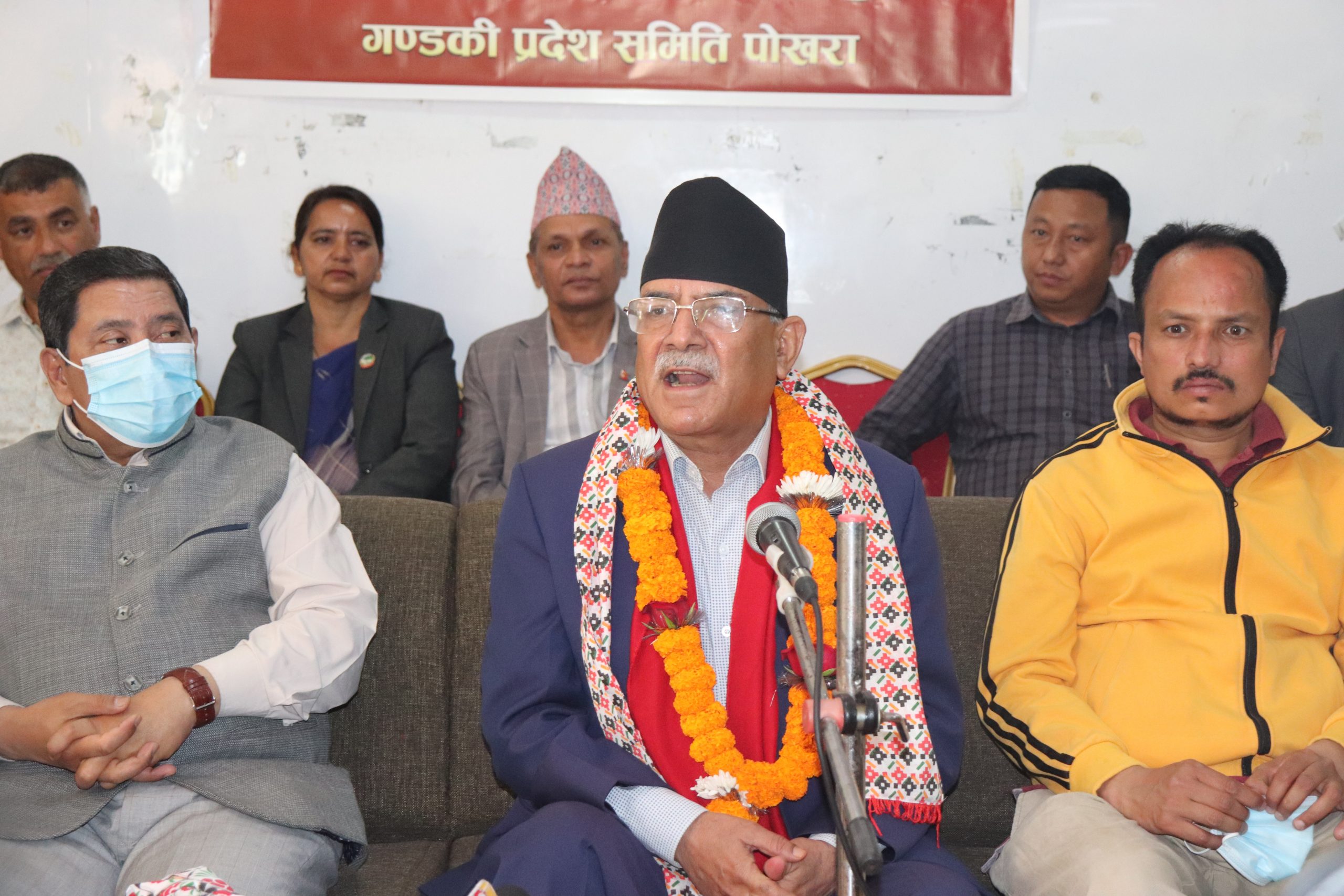 गठबन्धन छ चुनाव जितौंला भनिन्न, आफ्नै खुट्टामा उभिनुपर्छ : प्रचण्ड