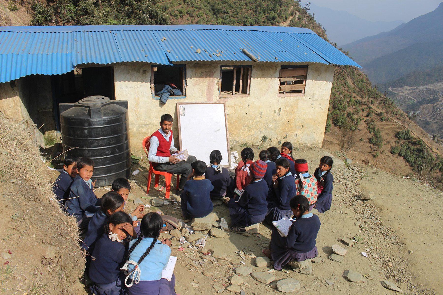 खुला चौरमा पठनपाठन