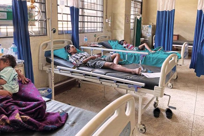 पलम र ऐसेलु खाँदा पाँच बालबालिका बिरामी