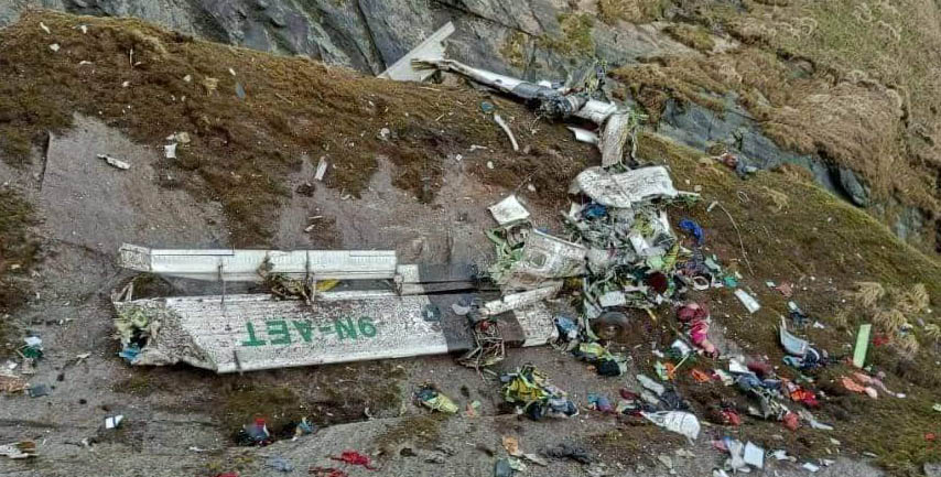 तारा एयरको जहाज दुर्घटनाः २२ मध्ये १६ जनाको शव फेला