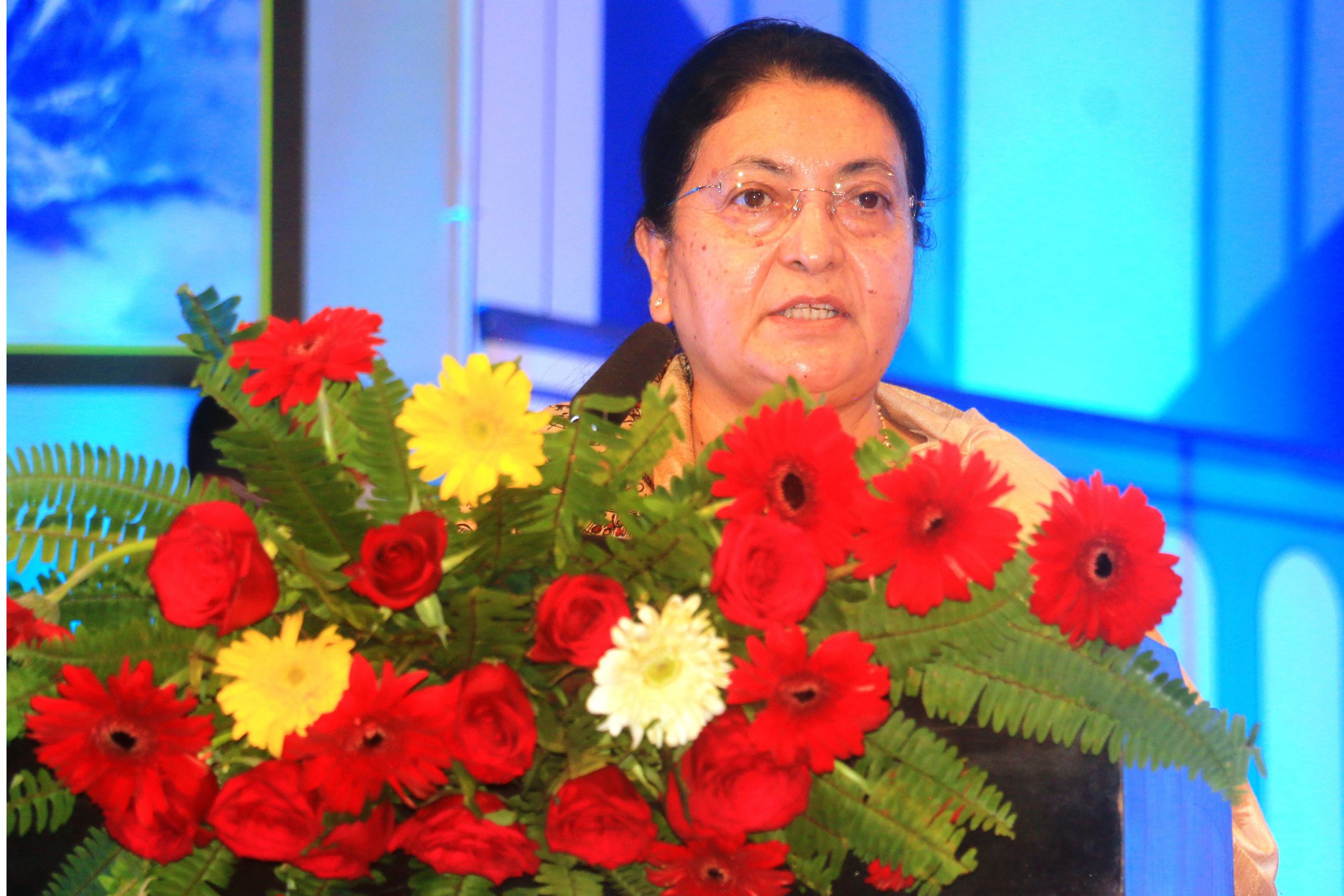 वातावरण दिवसको शुभकामना दिँदै राष्ट्रपतिले भनिन्ः हरित मानवीय जीवन पद्दति आजको आवश्यकता