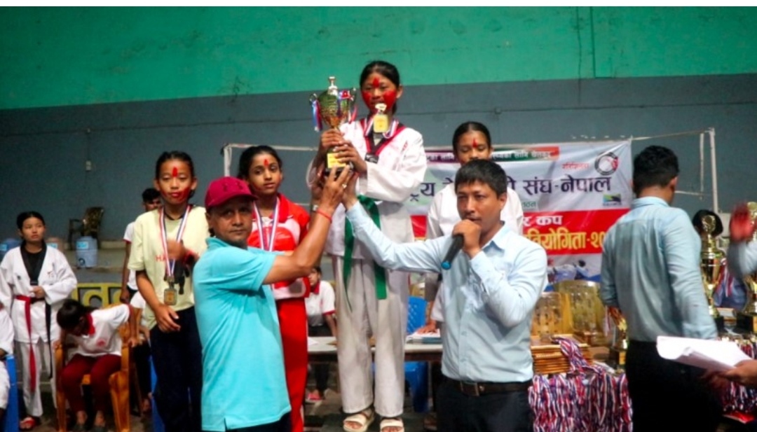 राष्ट्रिय तेक्वान्दो प्रतियोगितामा चन्द्रागिरि नगरपालिका पहिलो