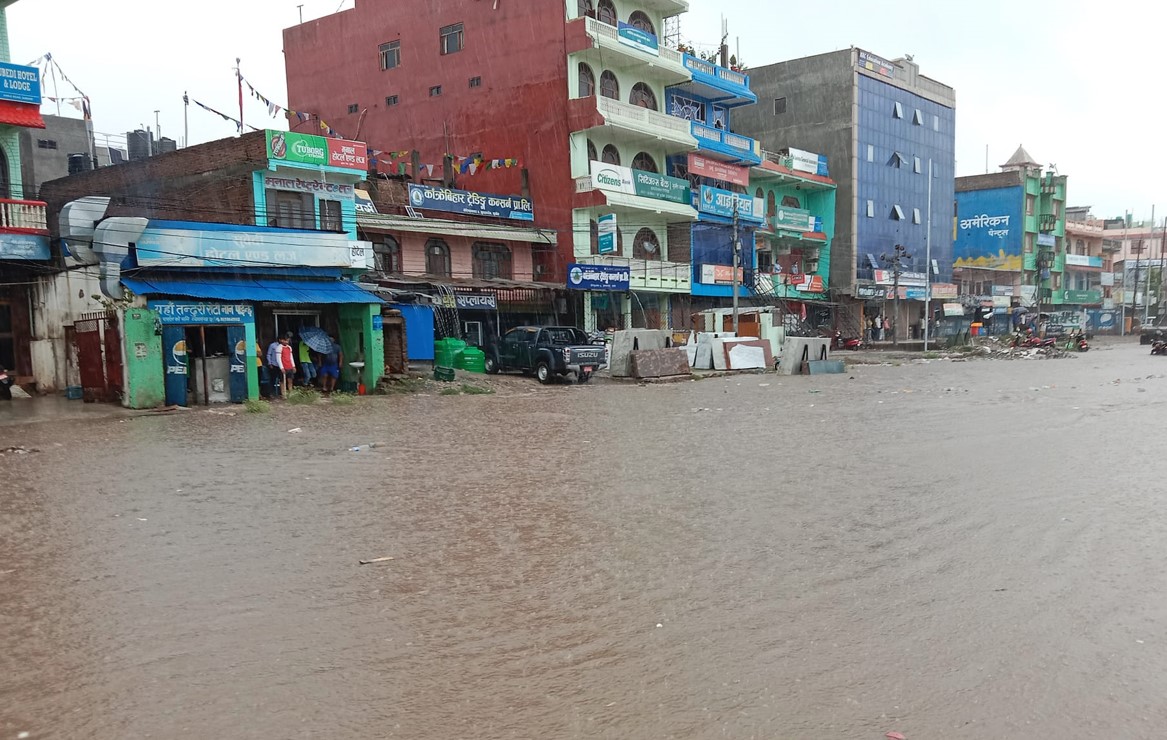 कर्णाली प्रदेशको राजधानी वीरेन्द्रनगर मनसुनी विपद्को उच्च जोखिममा