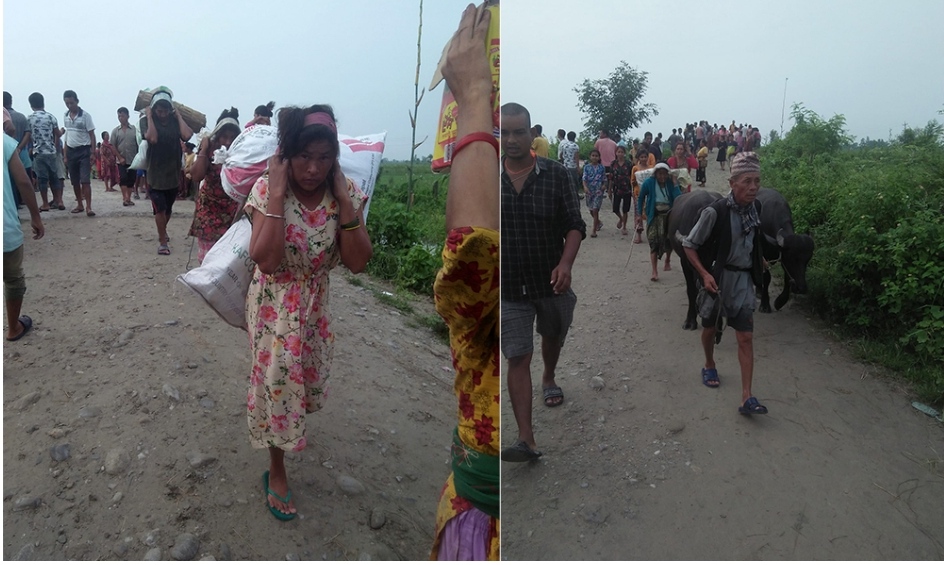 कोसीको बाढीले विस्थापित २ हजार ४ सय परिवारको उद्धार